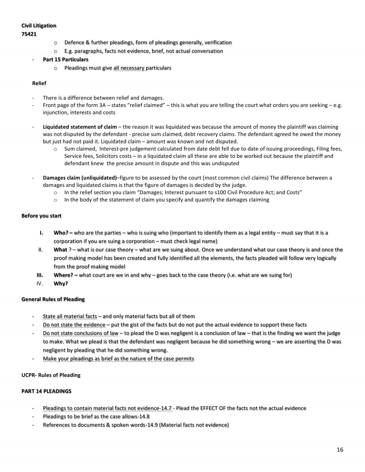 CIVIL LITIGATION  - Page 16