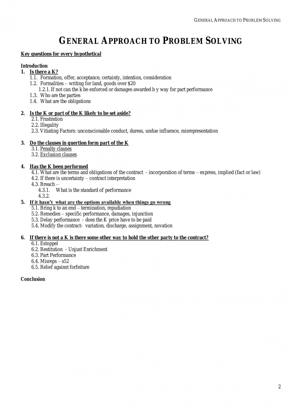 Contract B Summary - Page 2