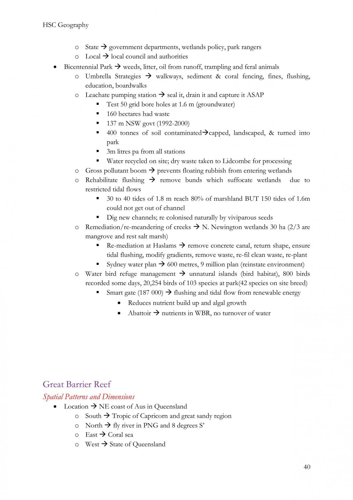 HSC Geography Notes - Page 40
