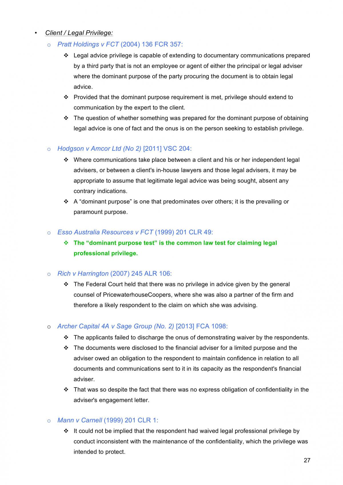 Short Notes for Evidence - Page 27