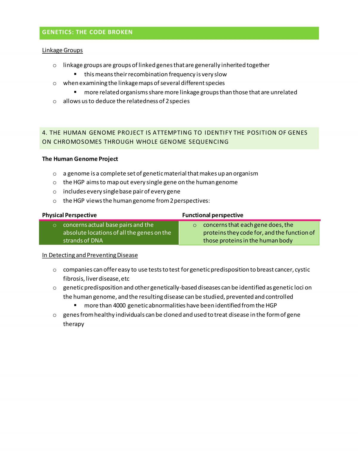 Genetics The Code Broken Complete Notes - Page 19