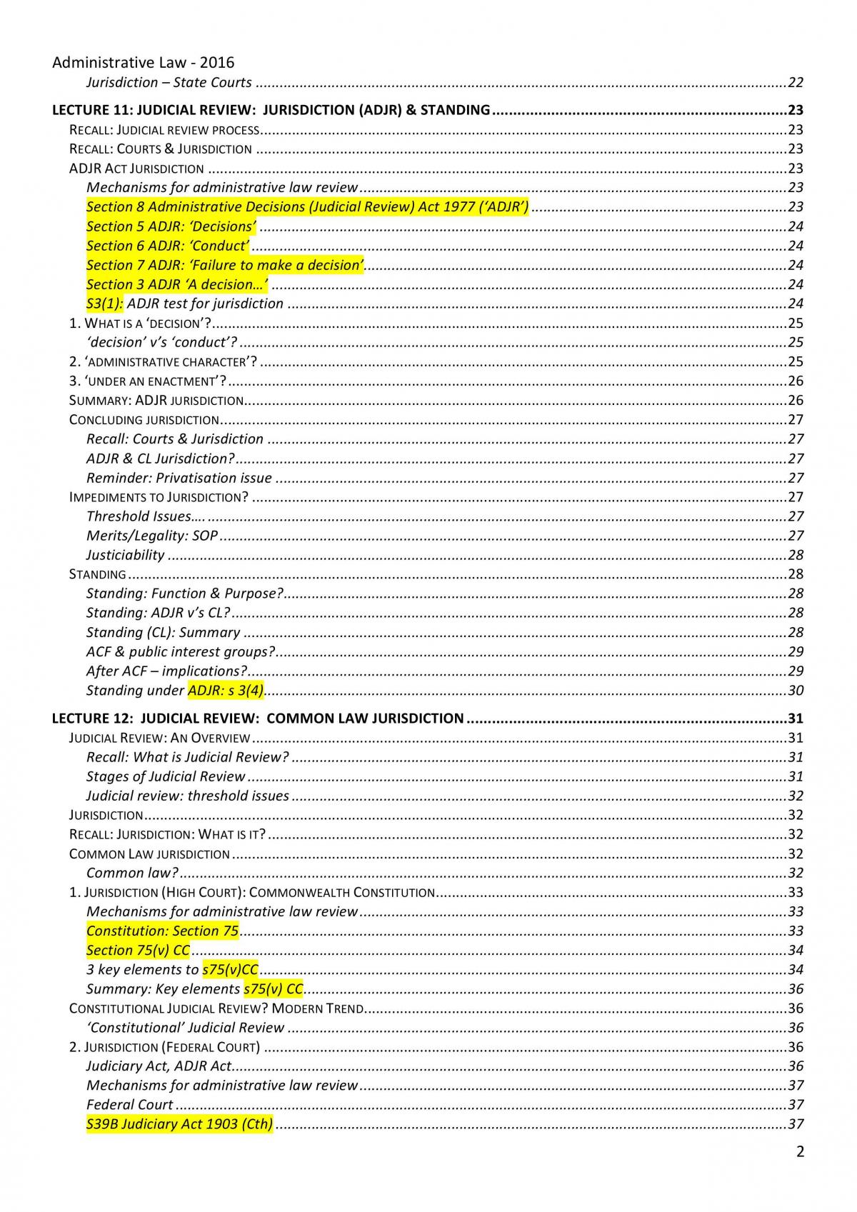 Admin Law Exam Notes - Page 2