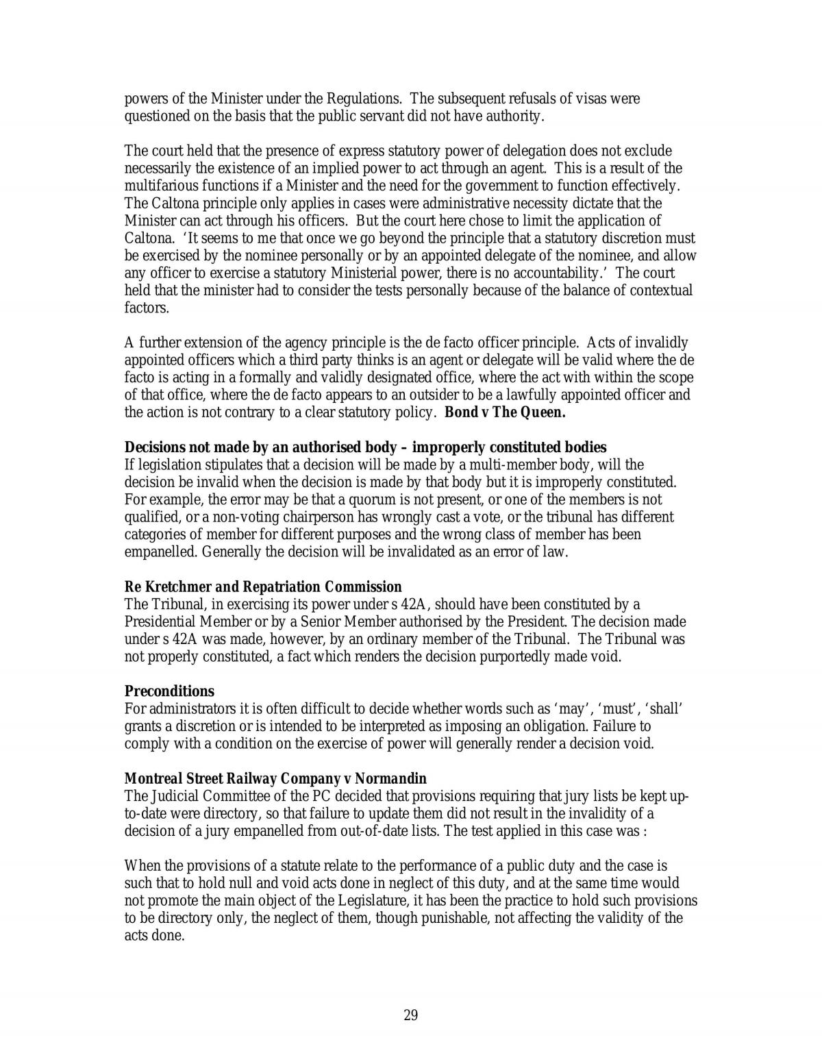 Good admin law notes - Page 29
