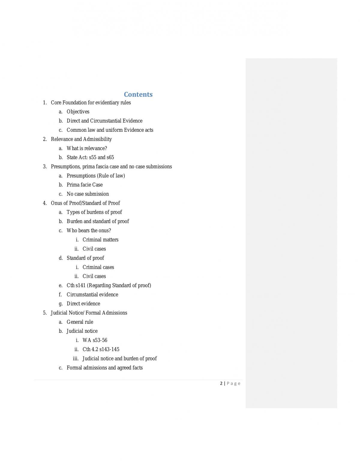 Evidence Exam Notes - Page 2