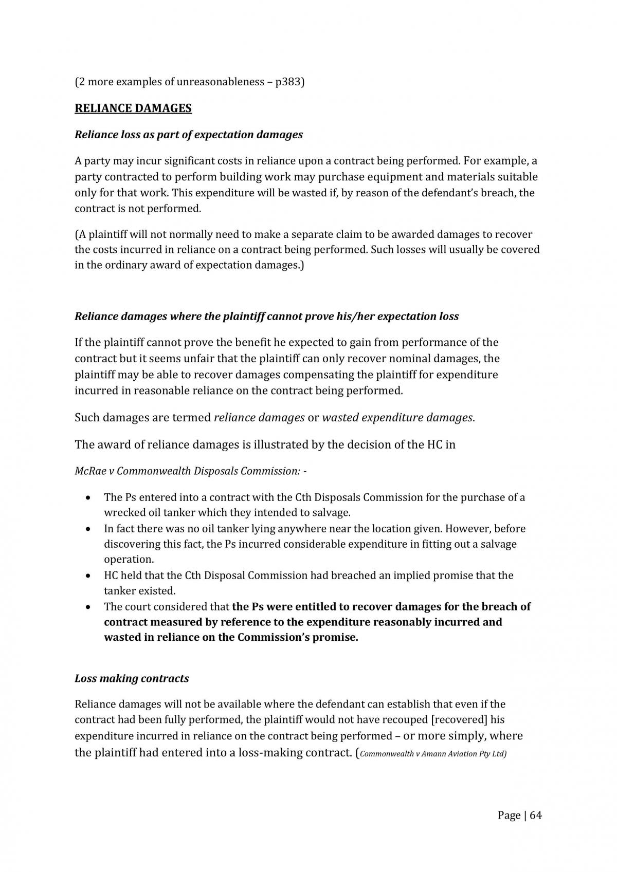 Contracts 2 notes - Page 64