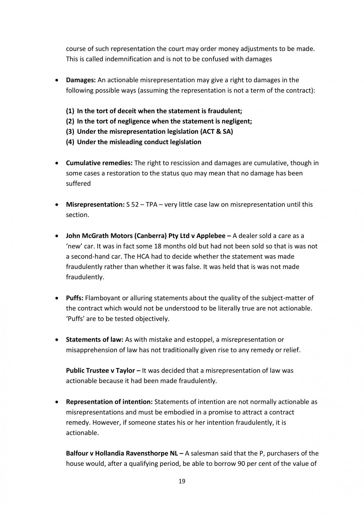 Contracts 1 Exam Notes - Page 19