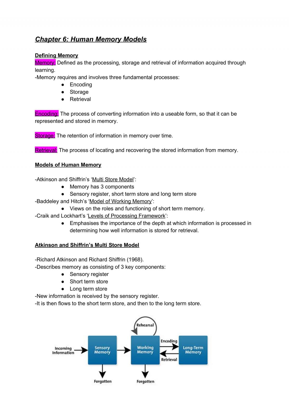 Unit 3 Psychology Notes - Page 23