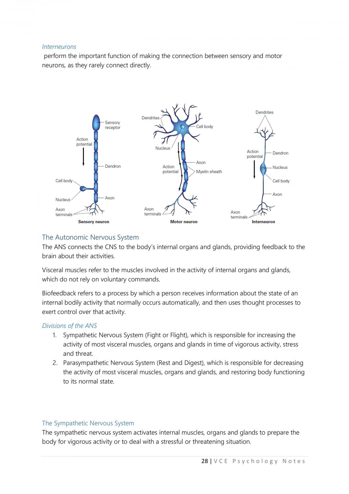 Psychology 3/4 Notes - Page 28