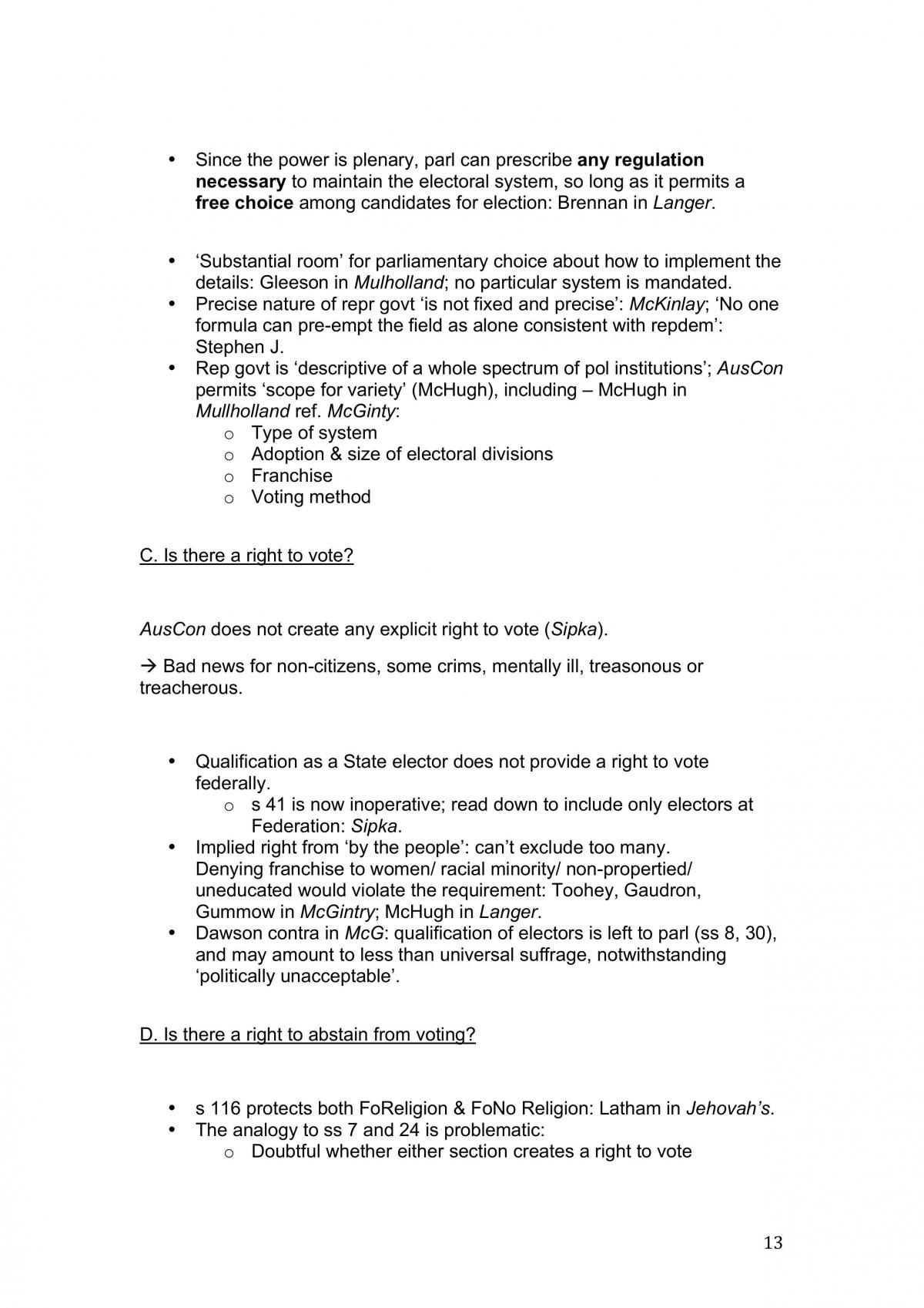 Constitutional A Exam Notes - Page 13