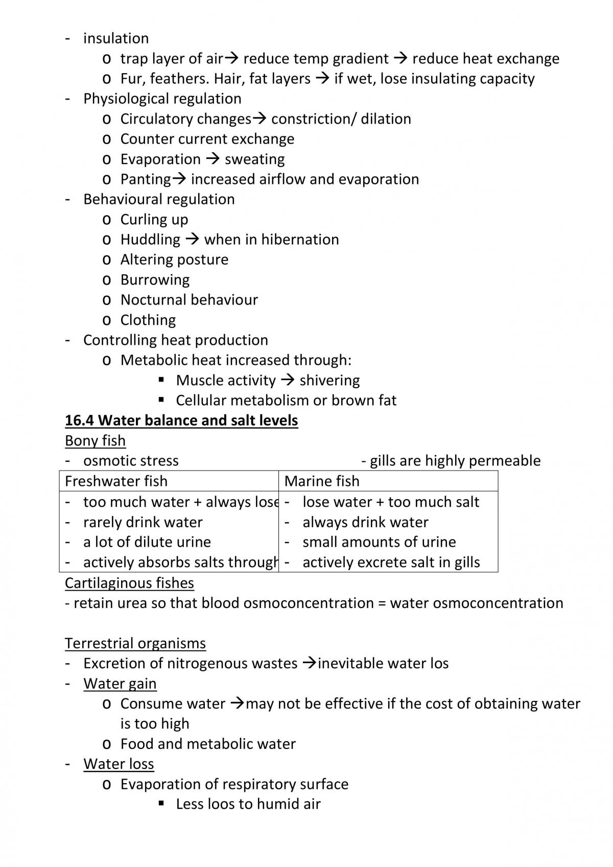 Biology Unit 2 Notes  - Page 11