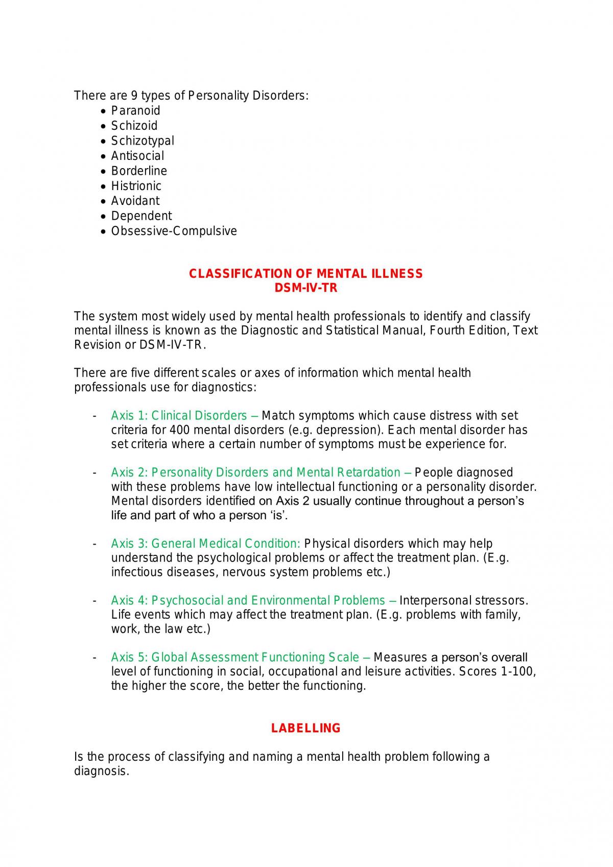 Psychology Notes Unit 2 - Page 10