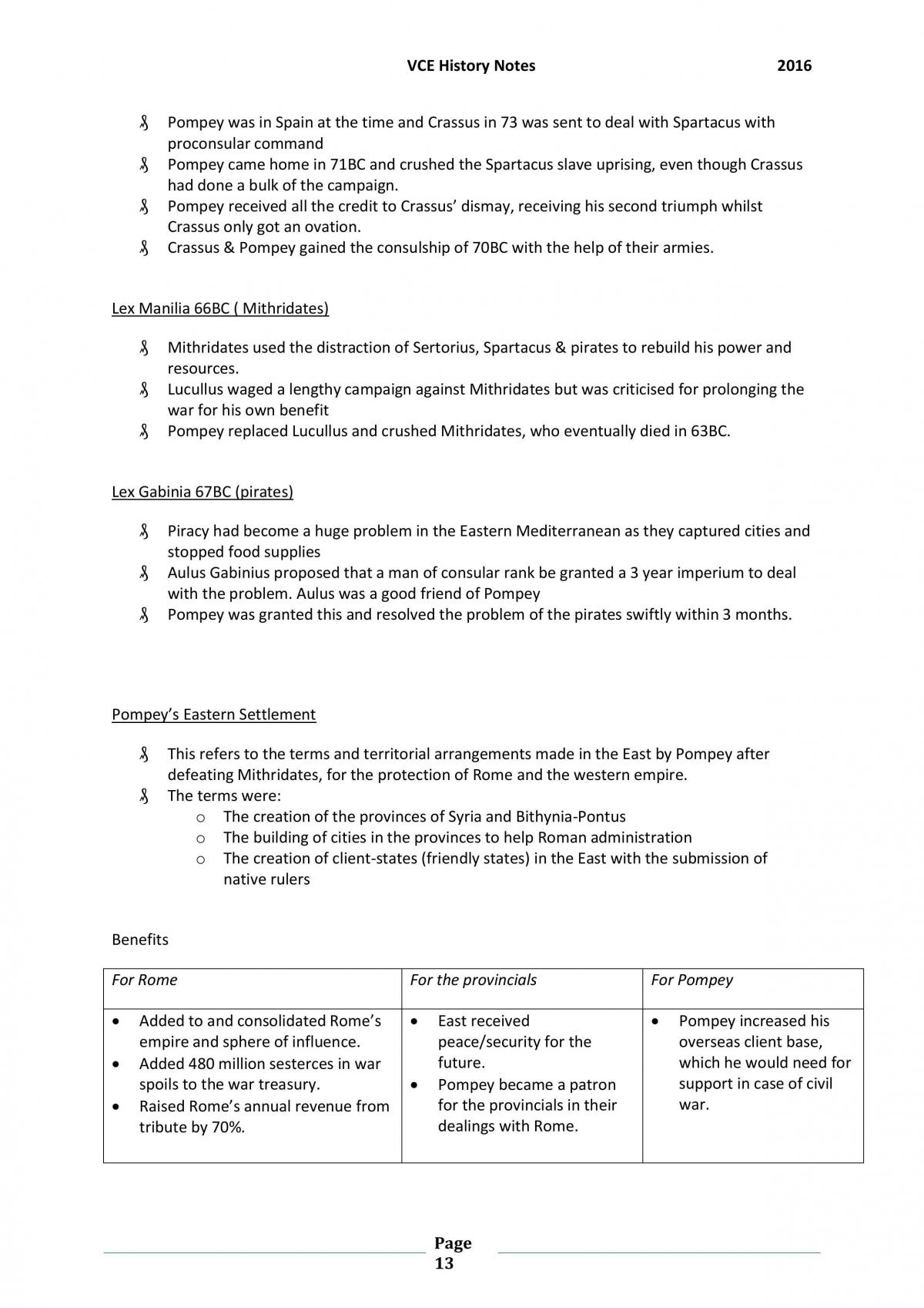 VCE History Notes 2016 - Page 14