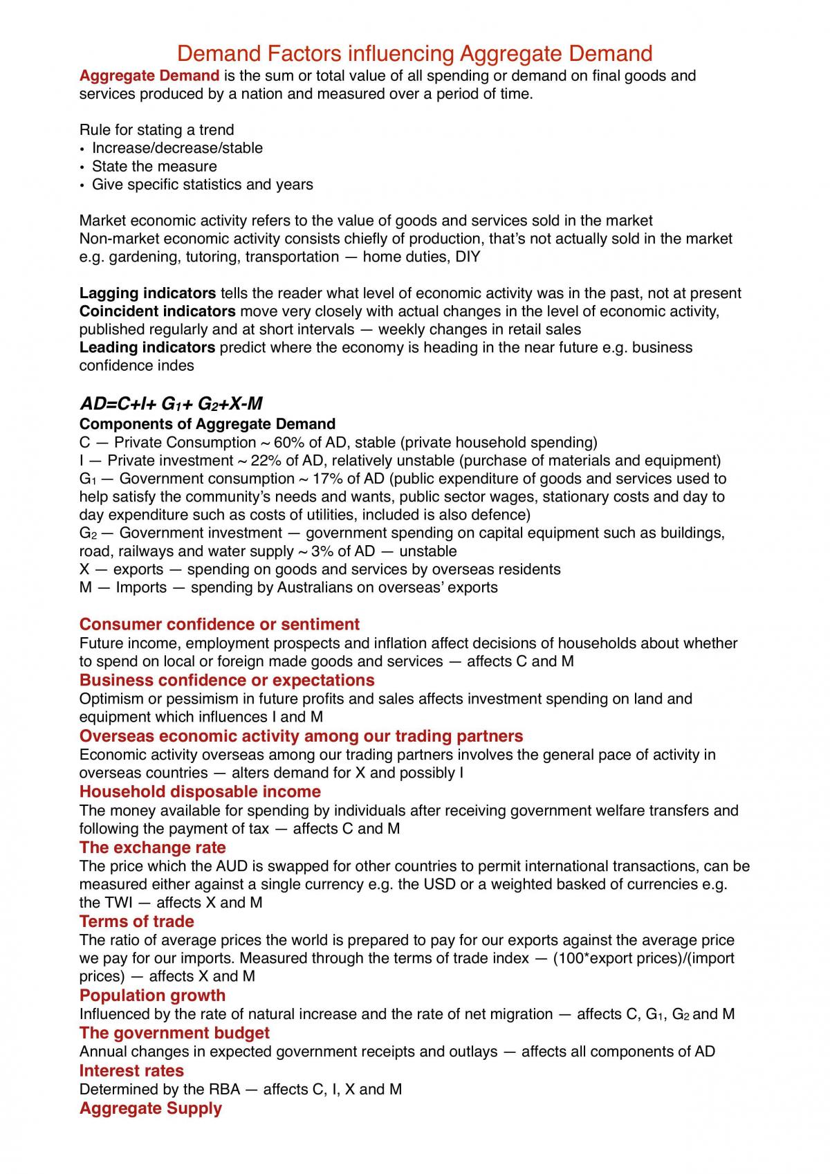 Notes for Unit 3 Economics - Page 12