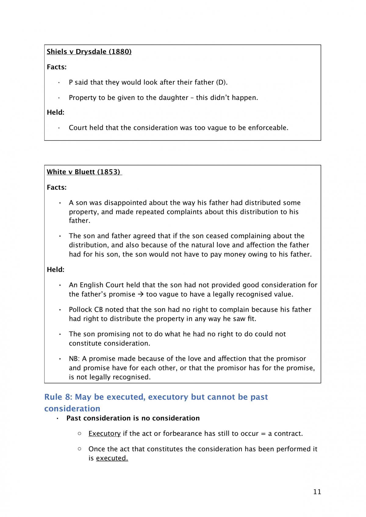 Contracts - Consideration Notes - Page 11