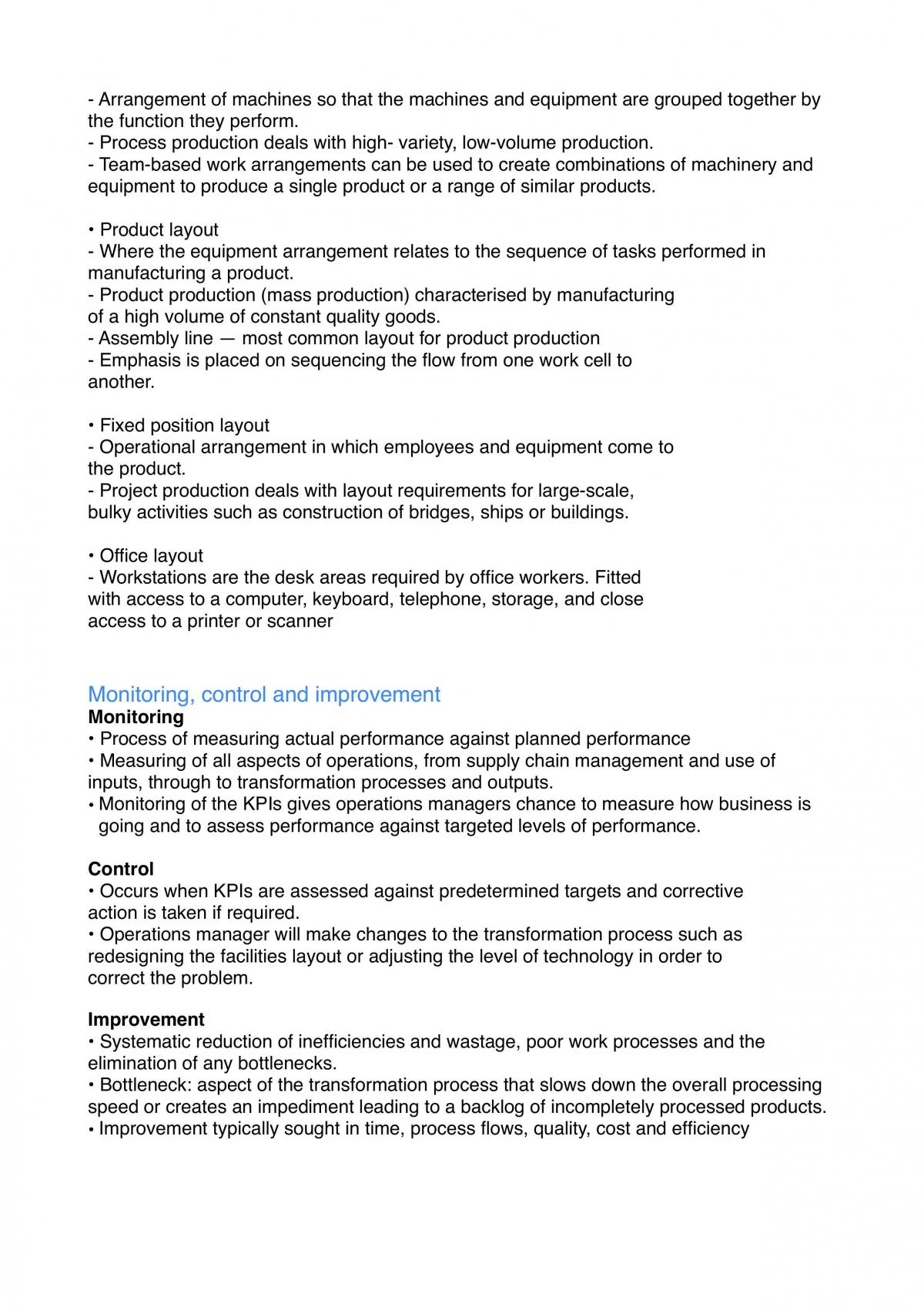 Business Studies Topic One Notes - Page 16