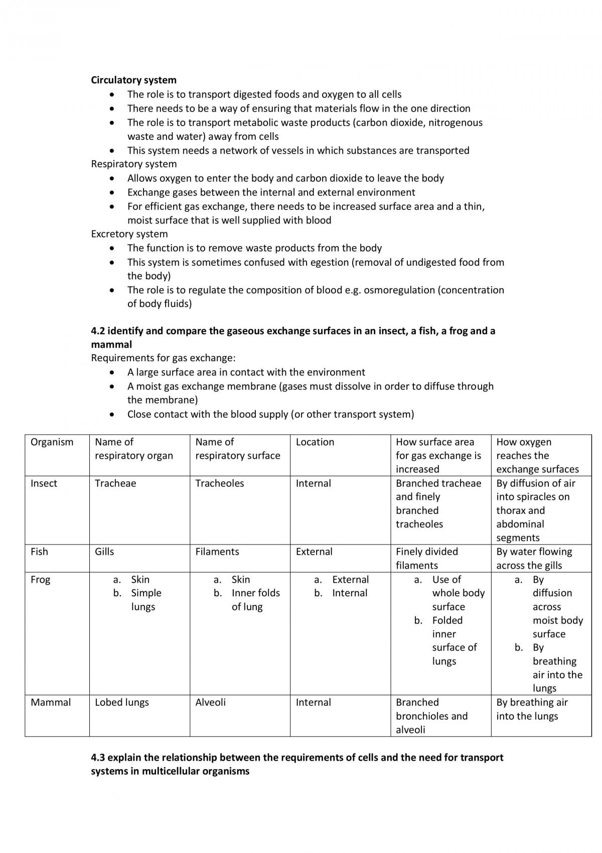 Biology Year 11 Notes - Page 13
