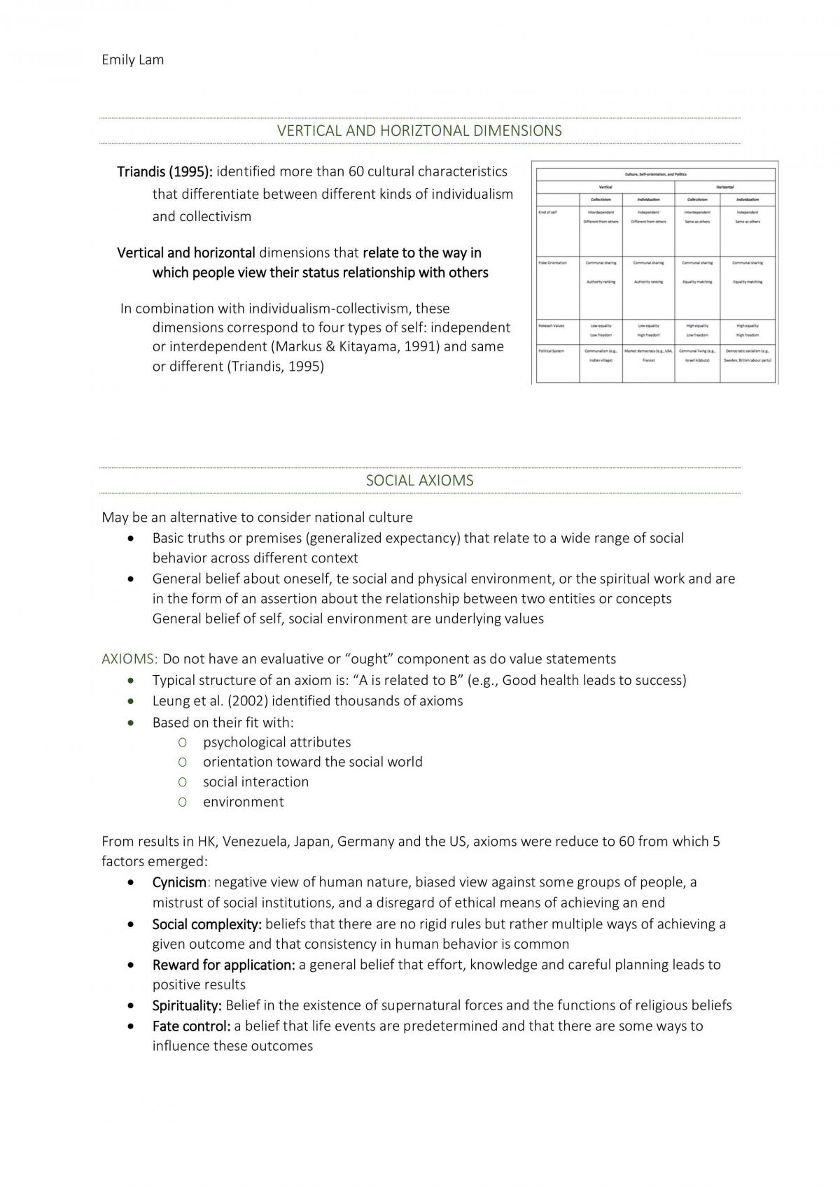 MGMT2102 Managing Across Cultures Notes - Page 15