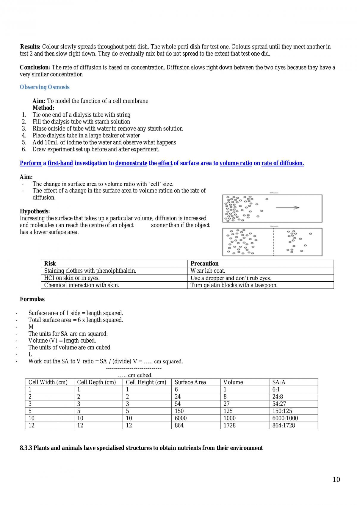 Patterns in Nature Yr 11 Notes  - Page 10