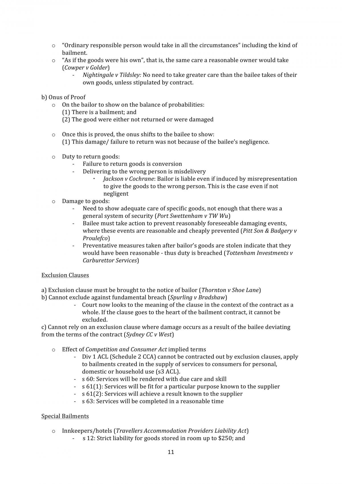 Property Law A 2012 Exam Notes - Page 11