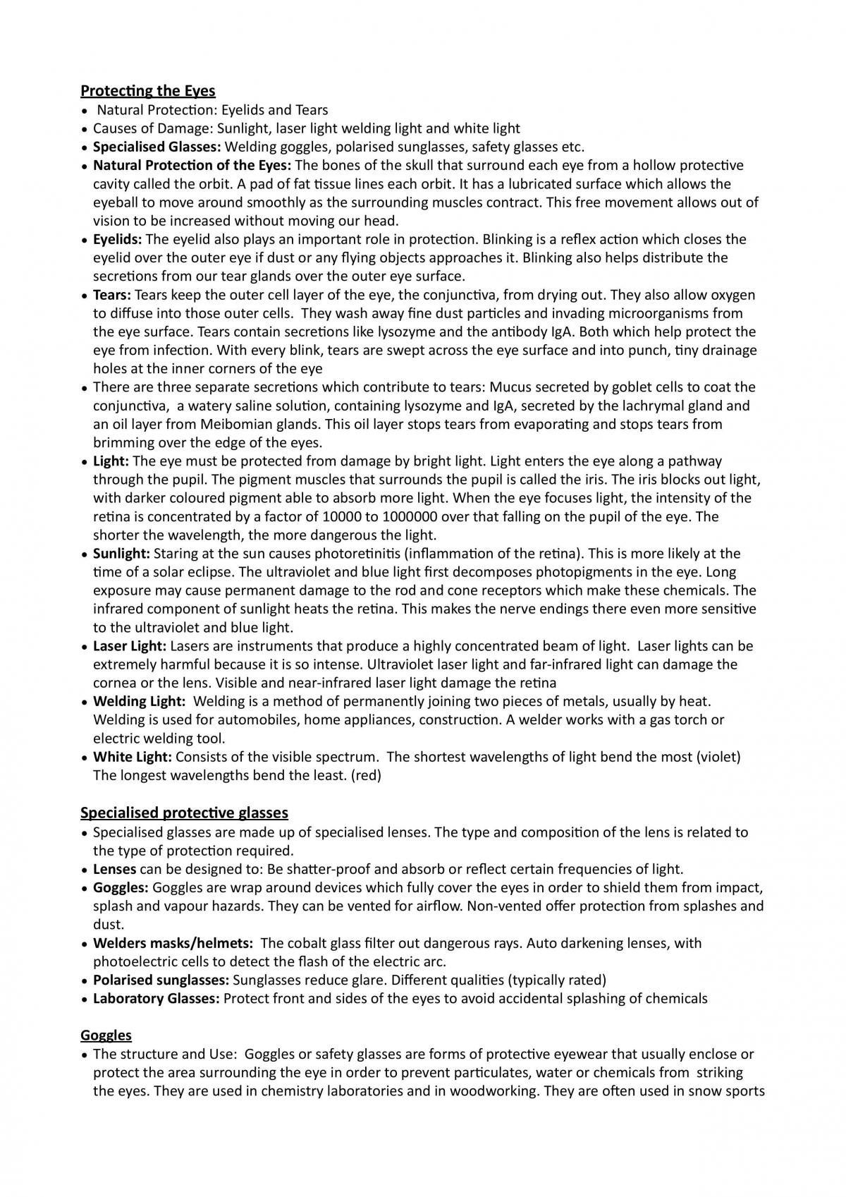 Humans At Work Notes for Senior Science - Page 10