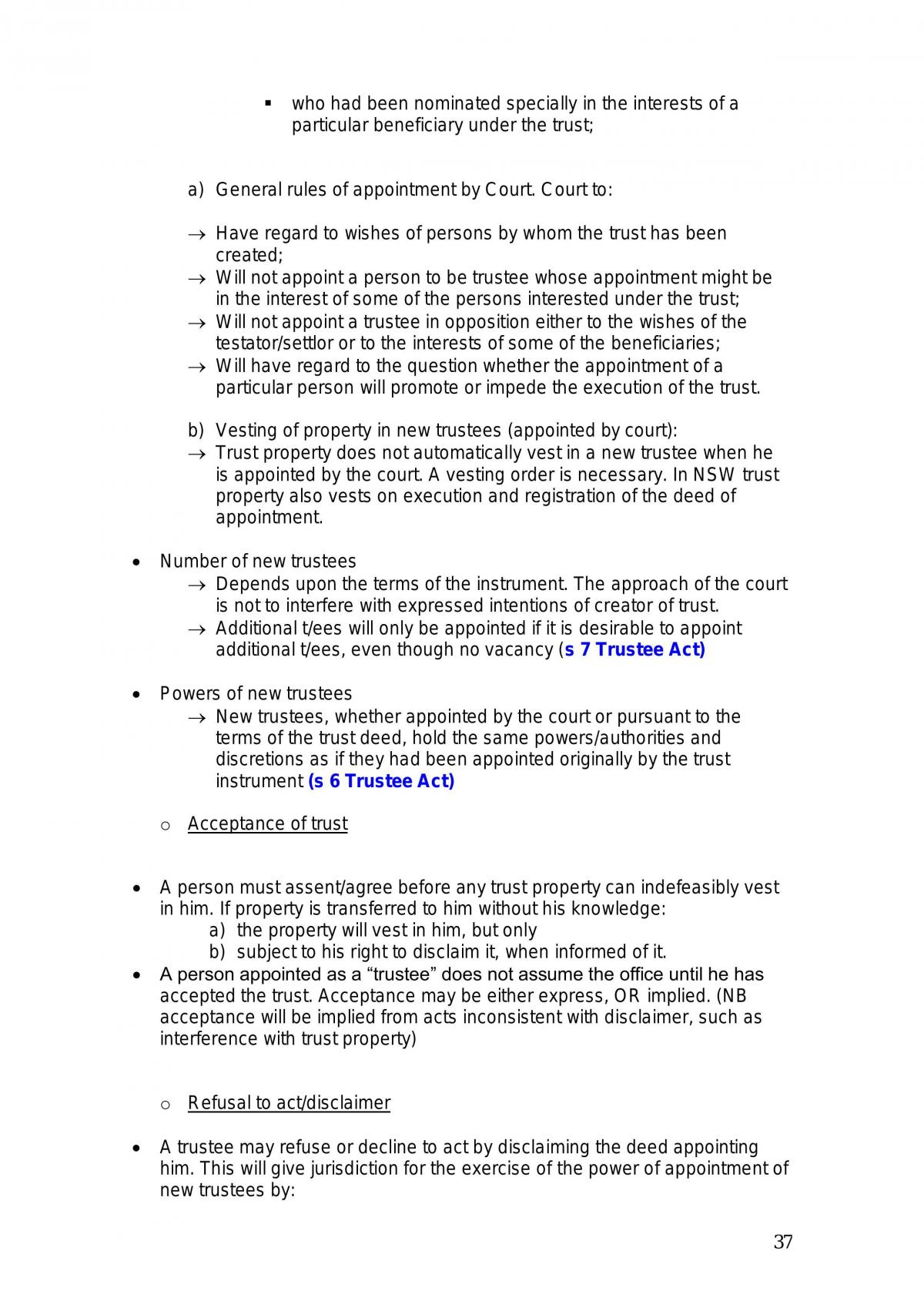 Final Equity and Trust Notes for Entire Subject - Page 37