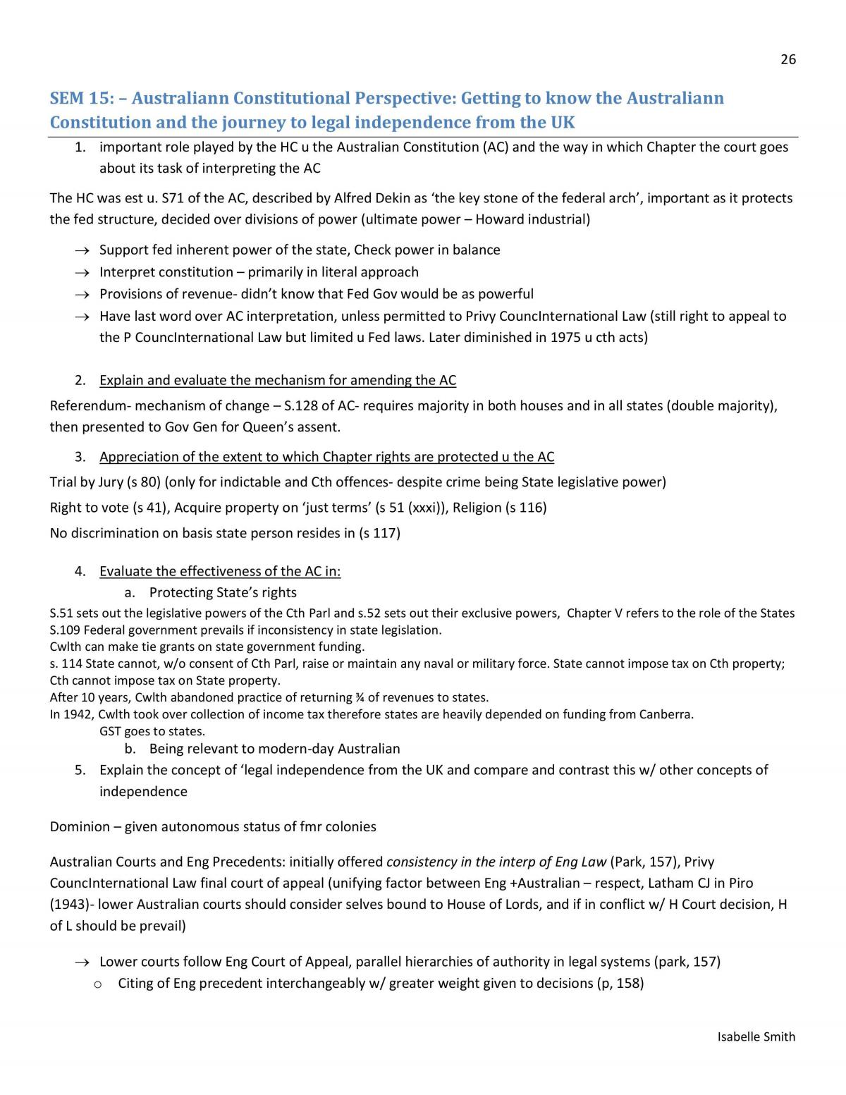 Perspectives on Law Full Subject NOTES - Page 26