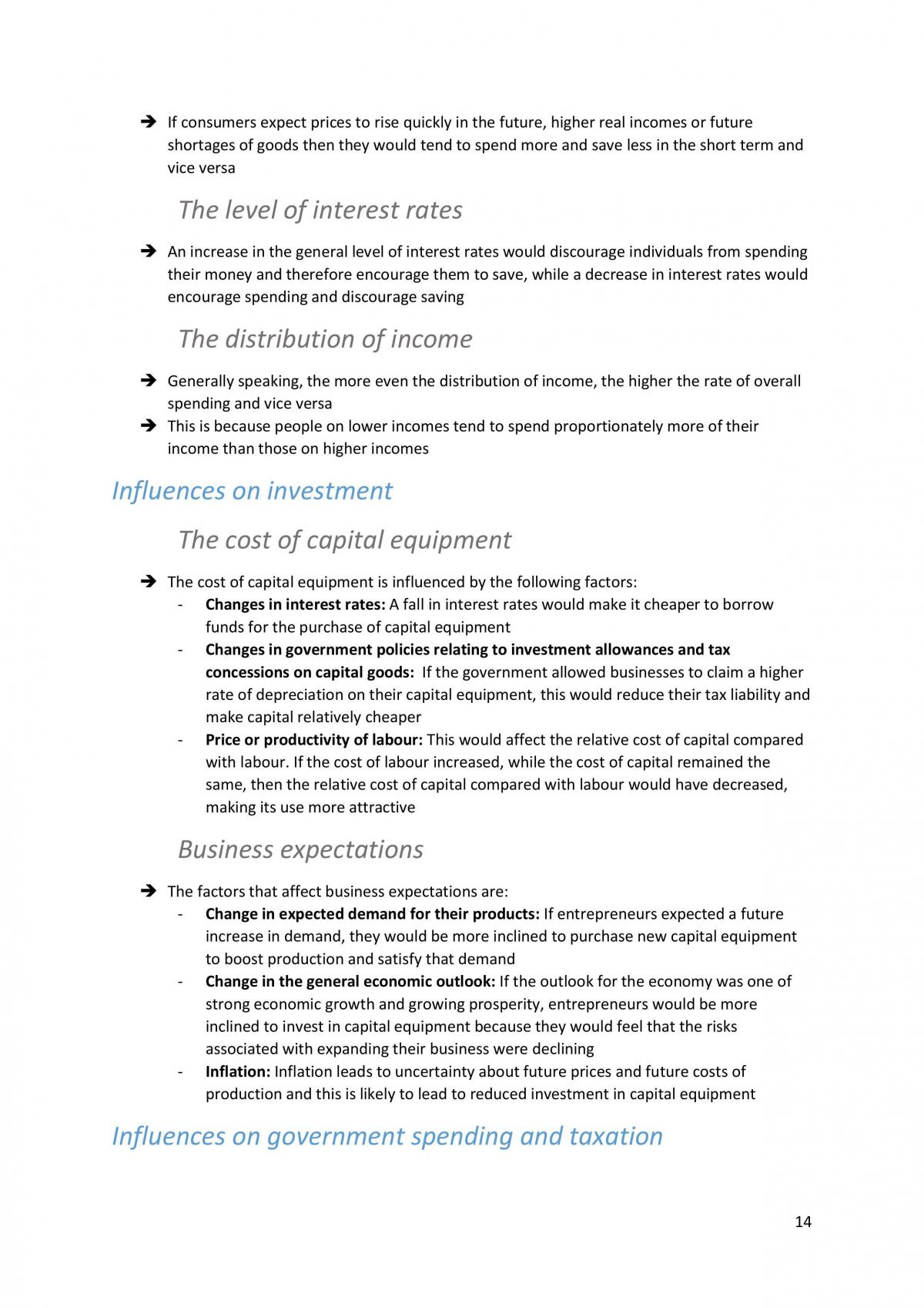 Economic Issues Notes - Page 14