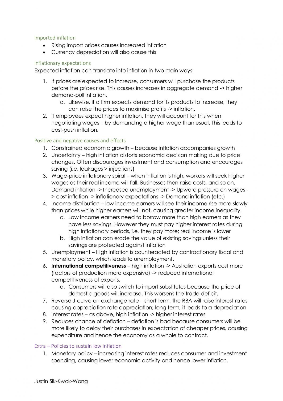 Economic Issues Topic 2 Economic Notes - Page 15