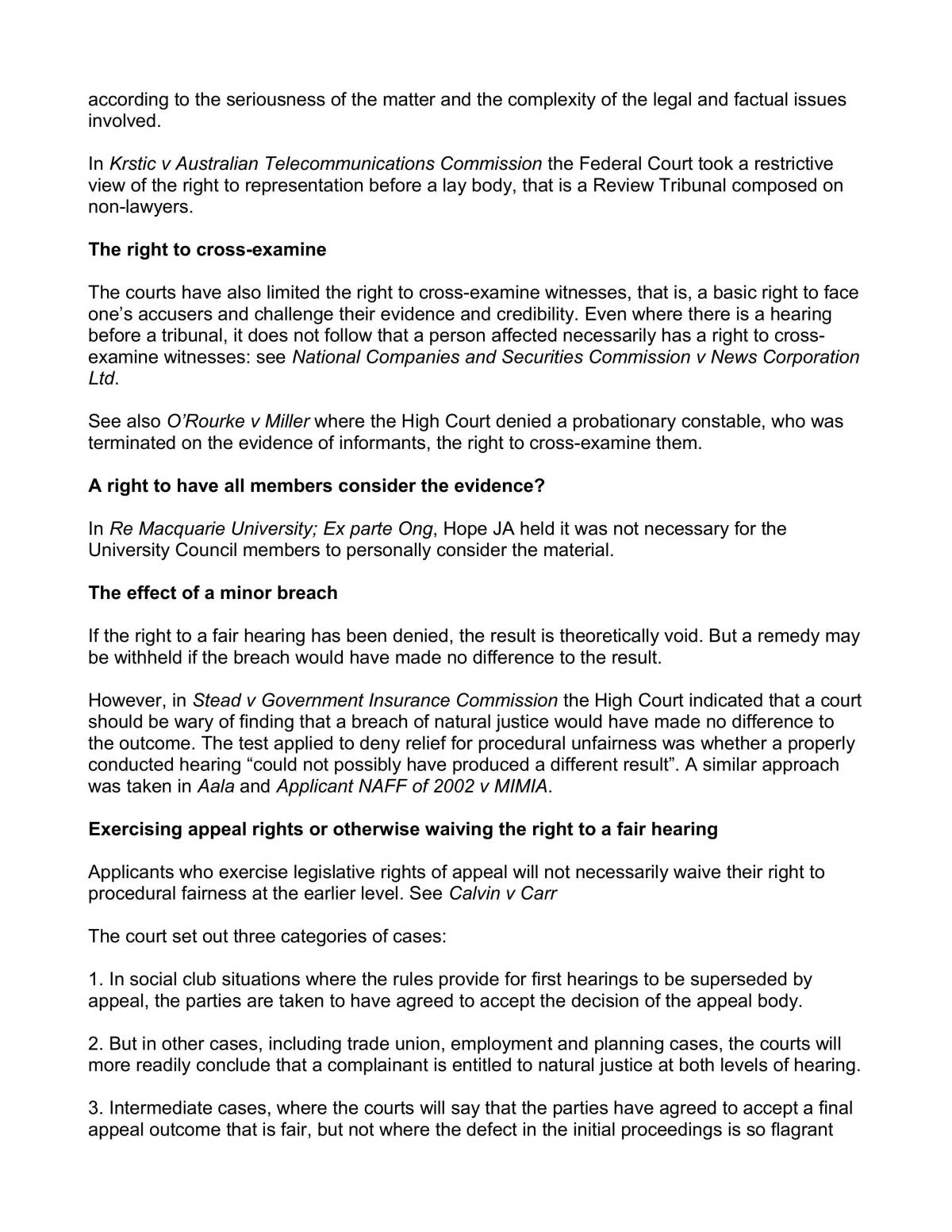 Administrative law notes 2 - Page 11