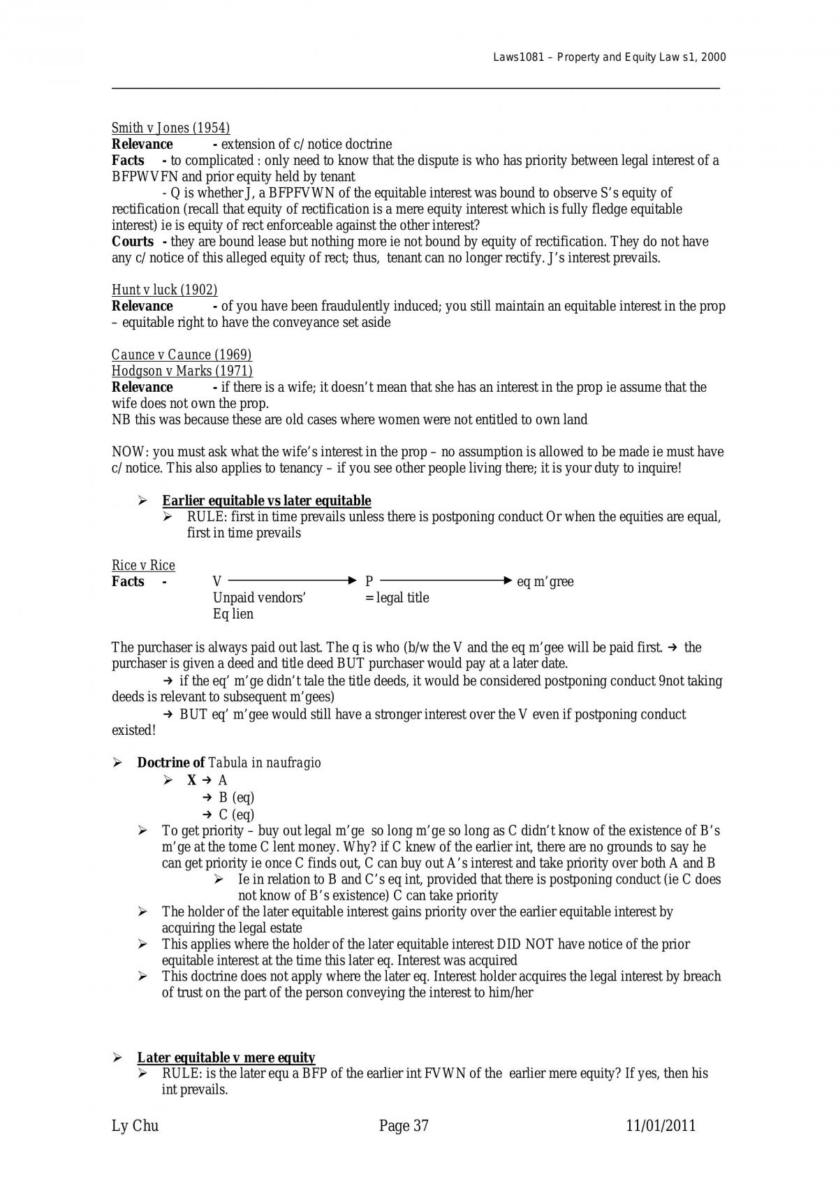 Property 1 Notes - Page 37