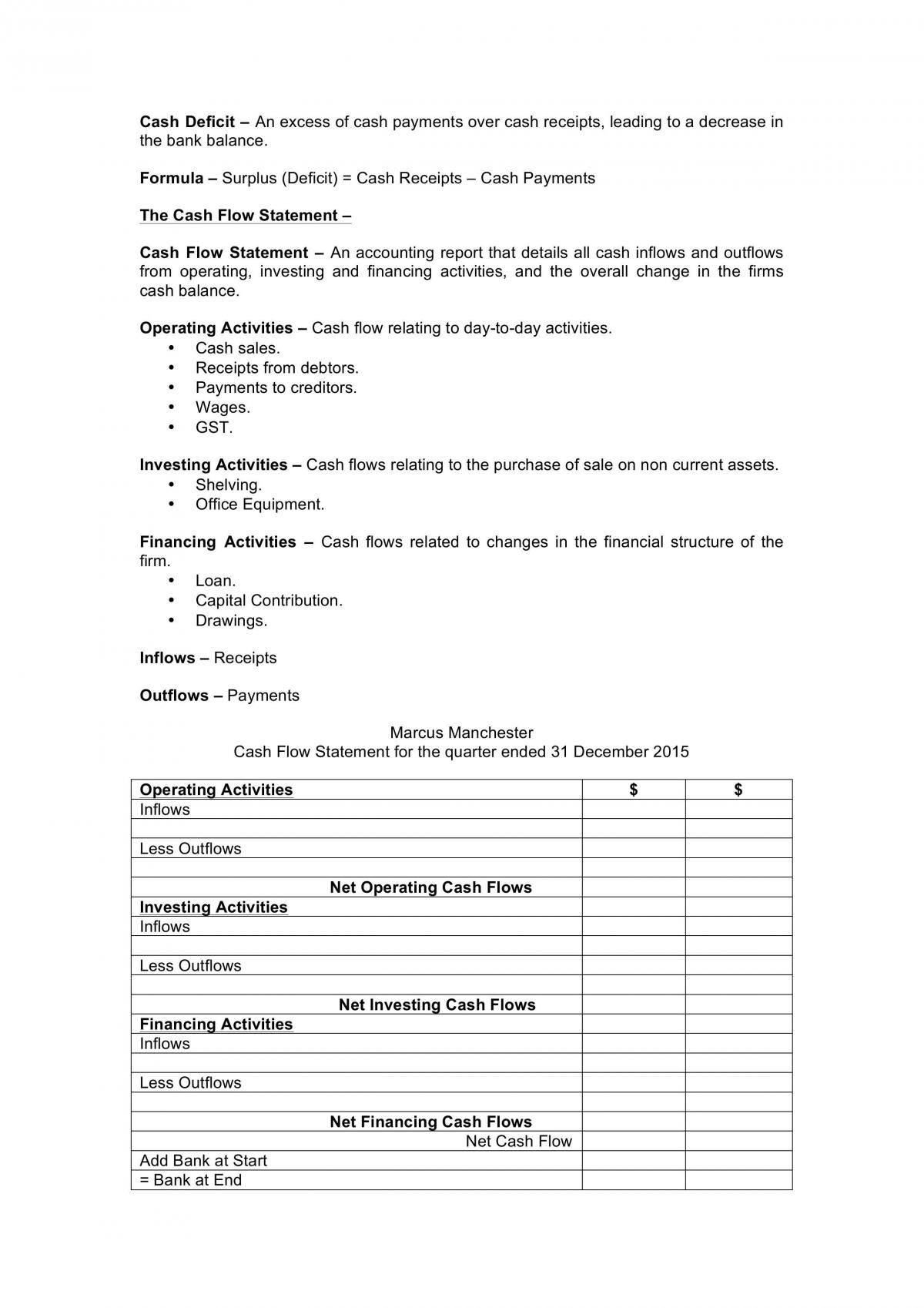 Accounting 3/4 Notes - Page 29