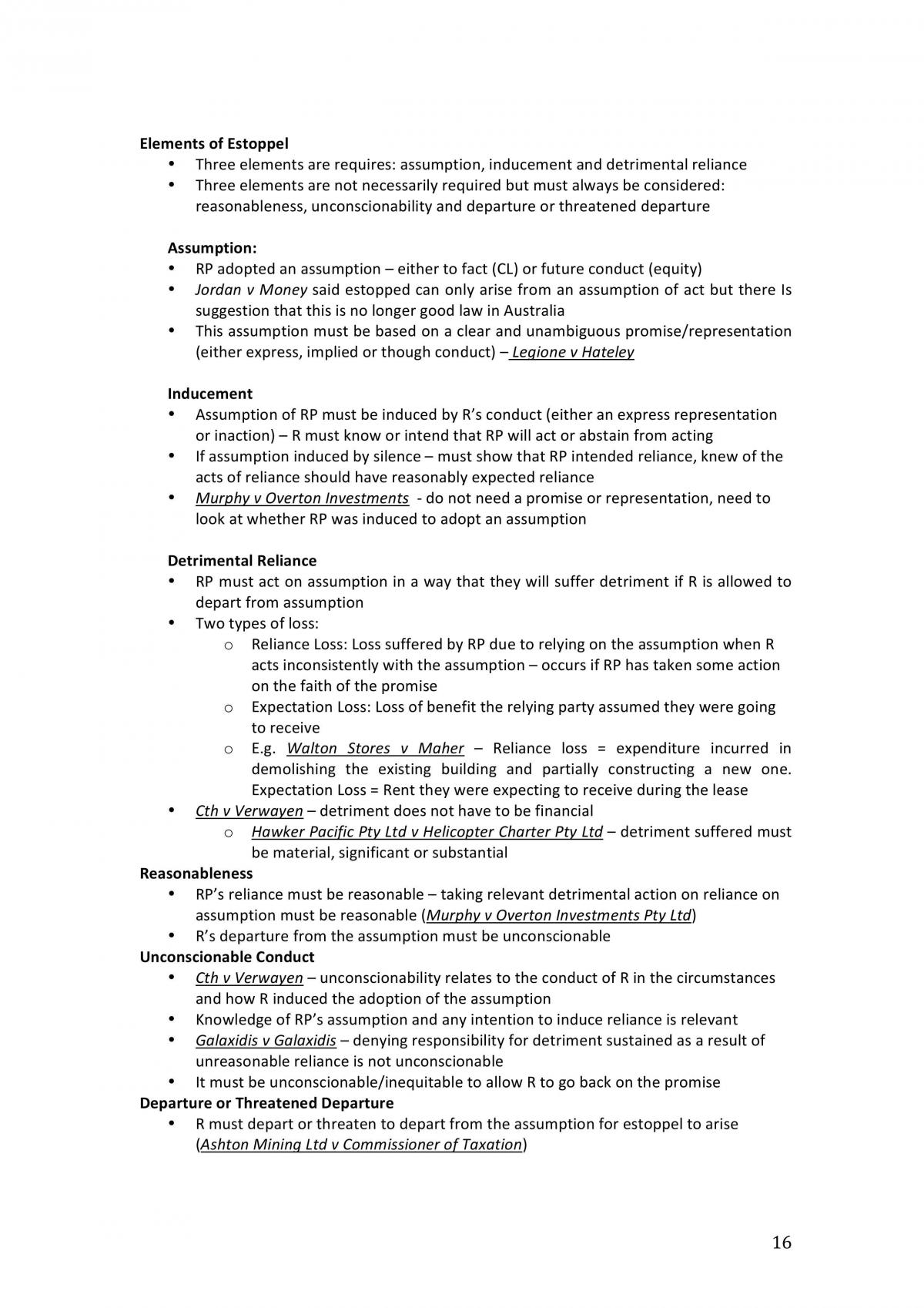 LAWS2111 Contracts A Notes - Page 16