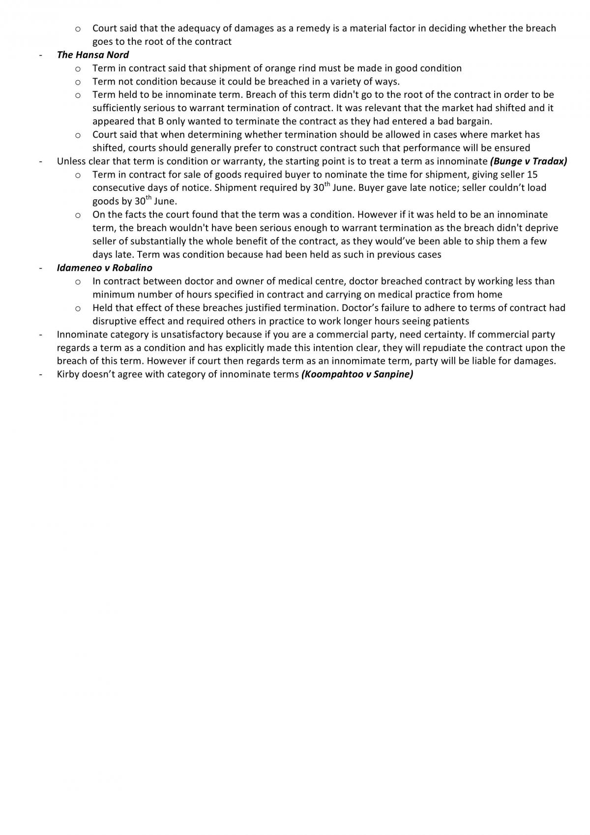 LAWS2112 Contracts B Notes - Page 24