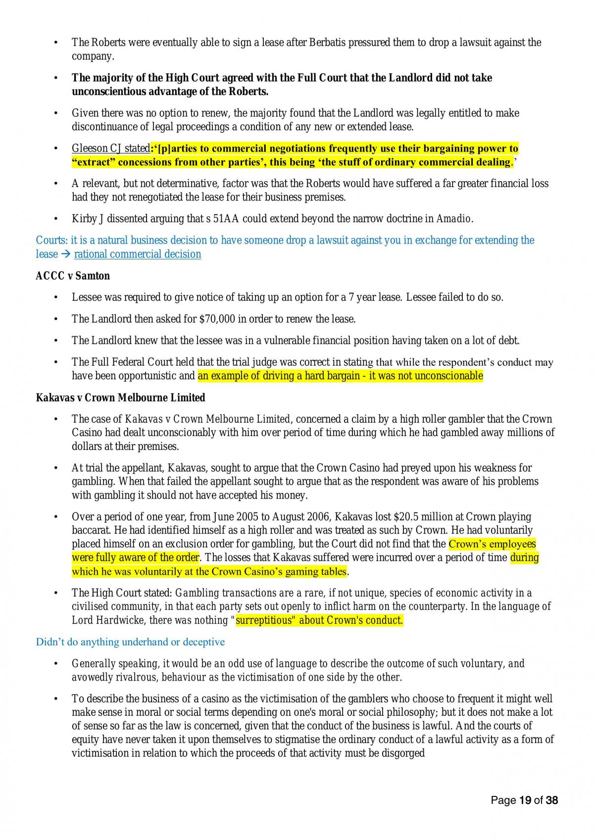 Complete Notes for Contracts LAWS1204 - Page 19