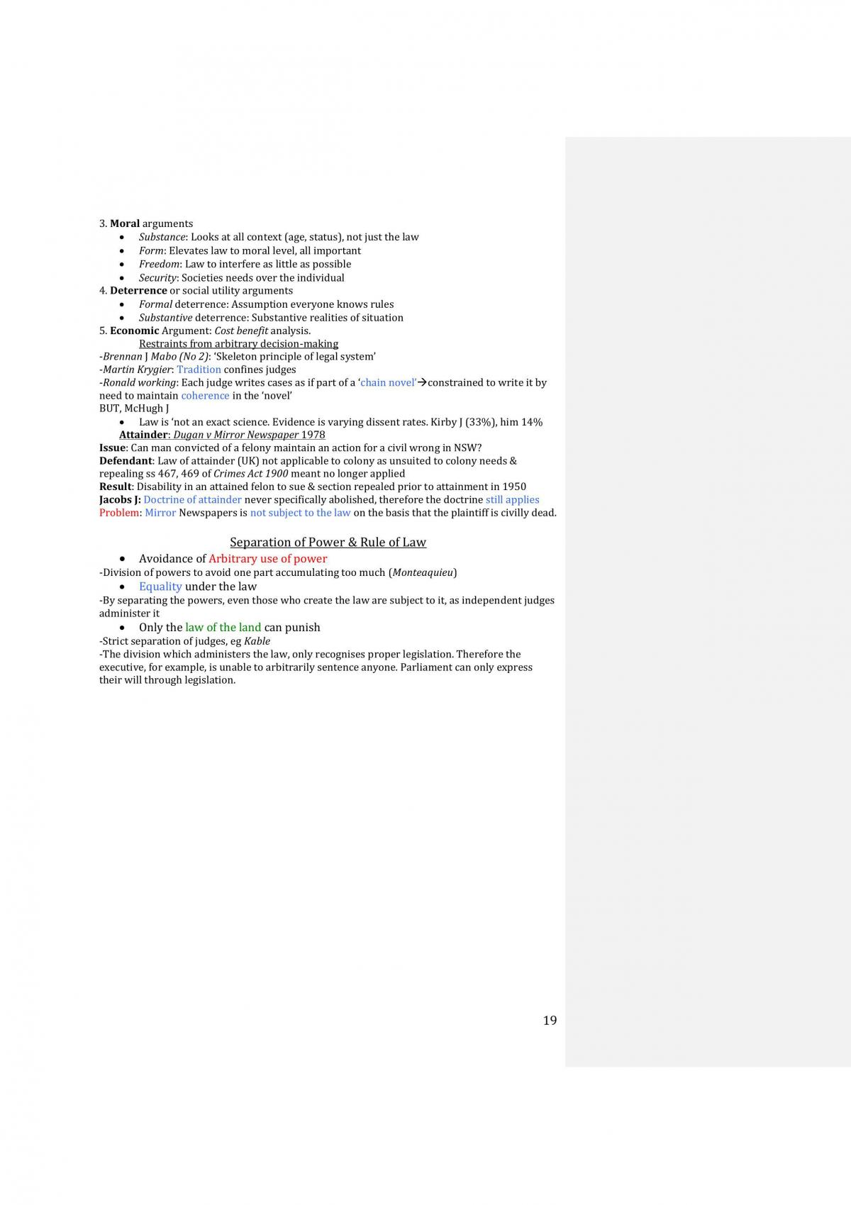 LAWS1052 Notes - Page 19