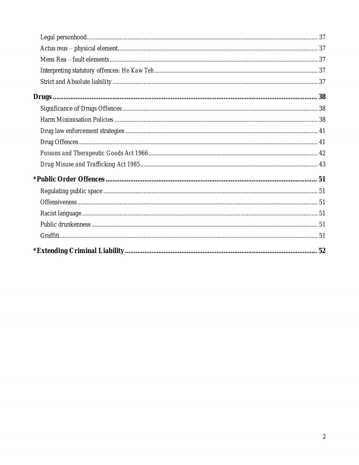 Crime and The Criminal Process Notes - Page 2