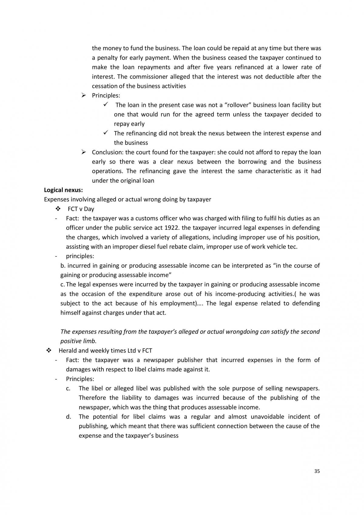 Cases Summary - Page 35