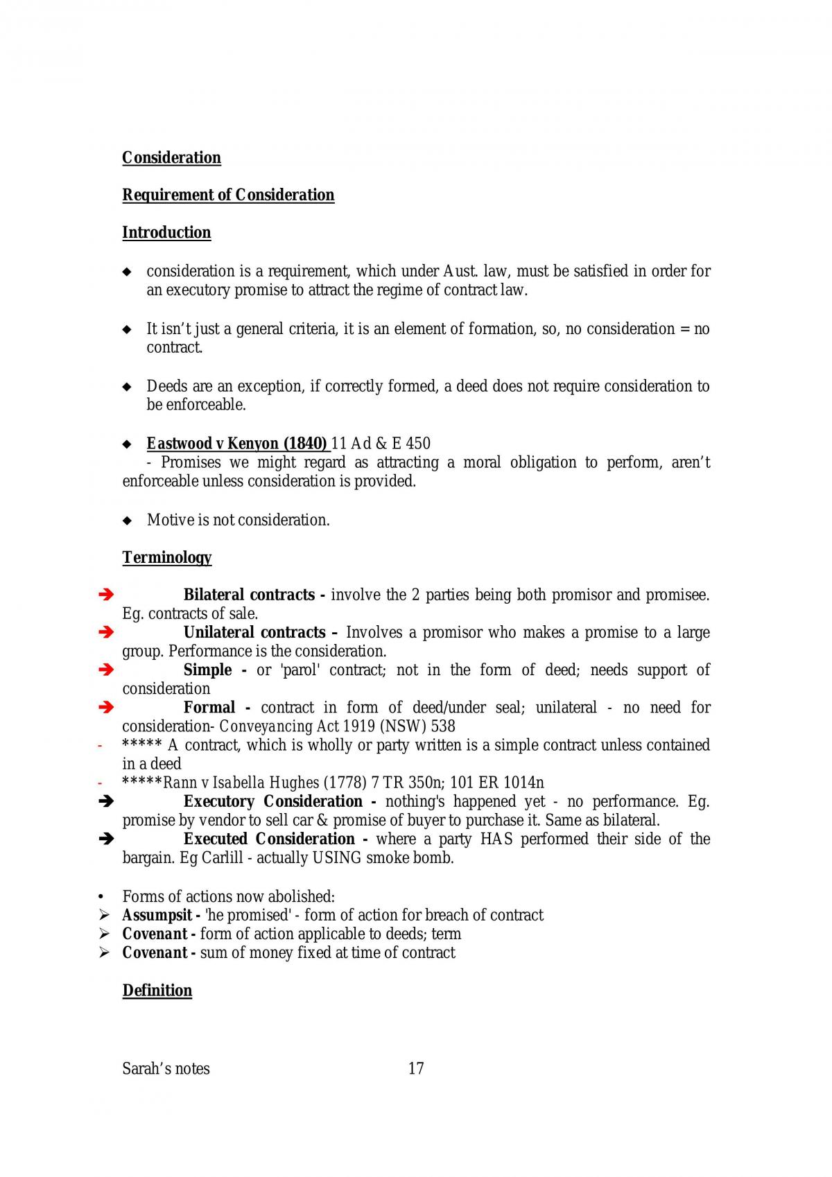 Summary Of The Course Content - Page 17