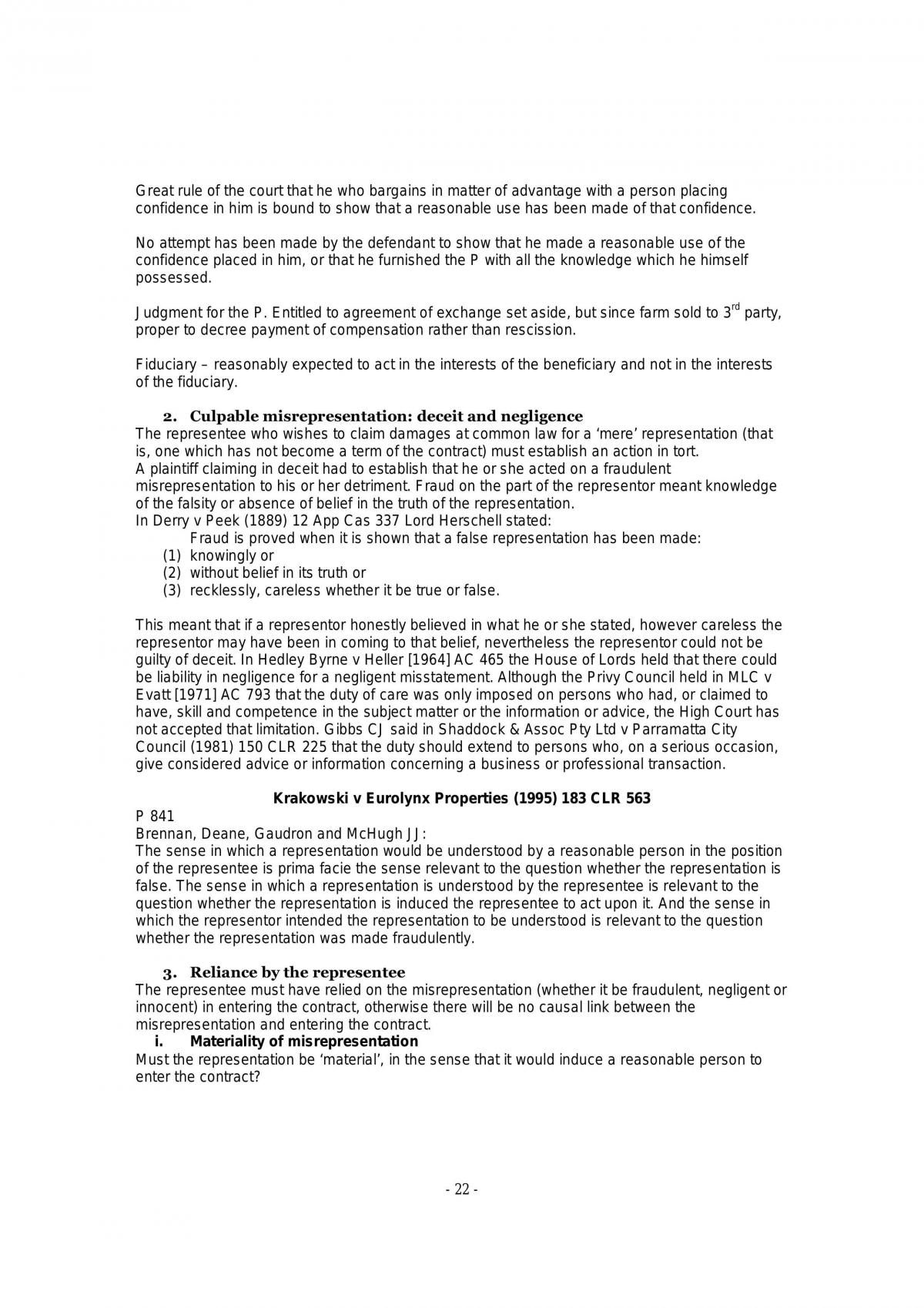 Case Summaries - Page 22