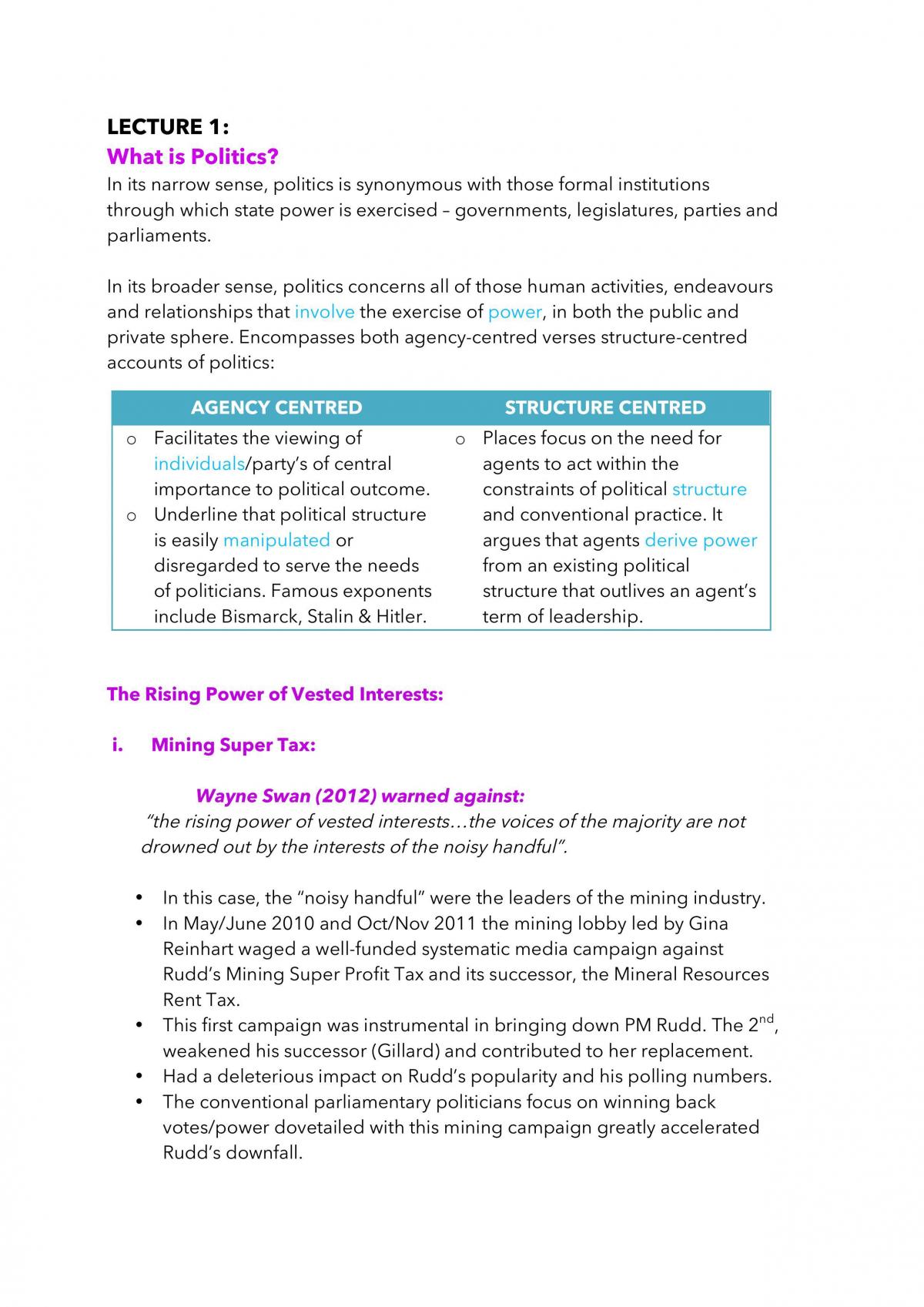 Australian Politics in Global Context Notes - Page 2