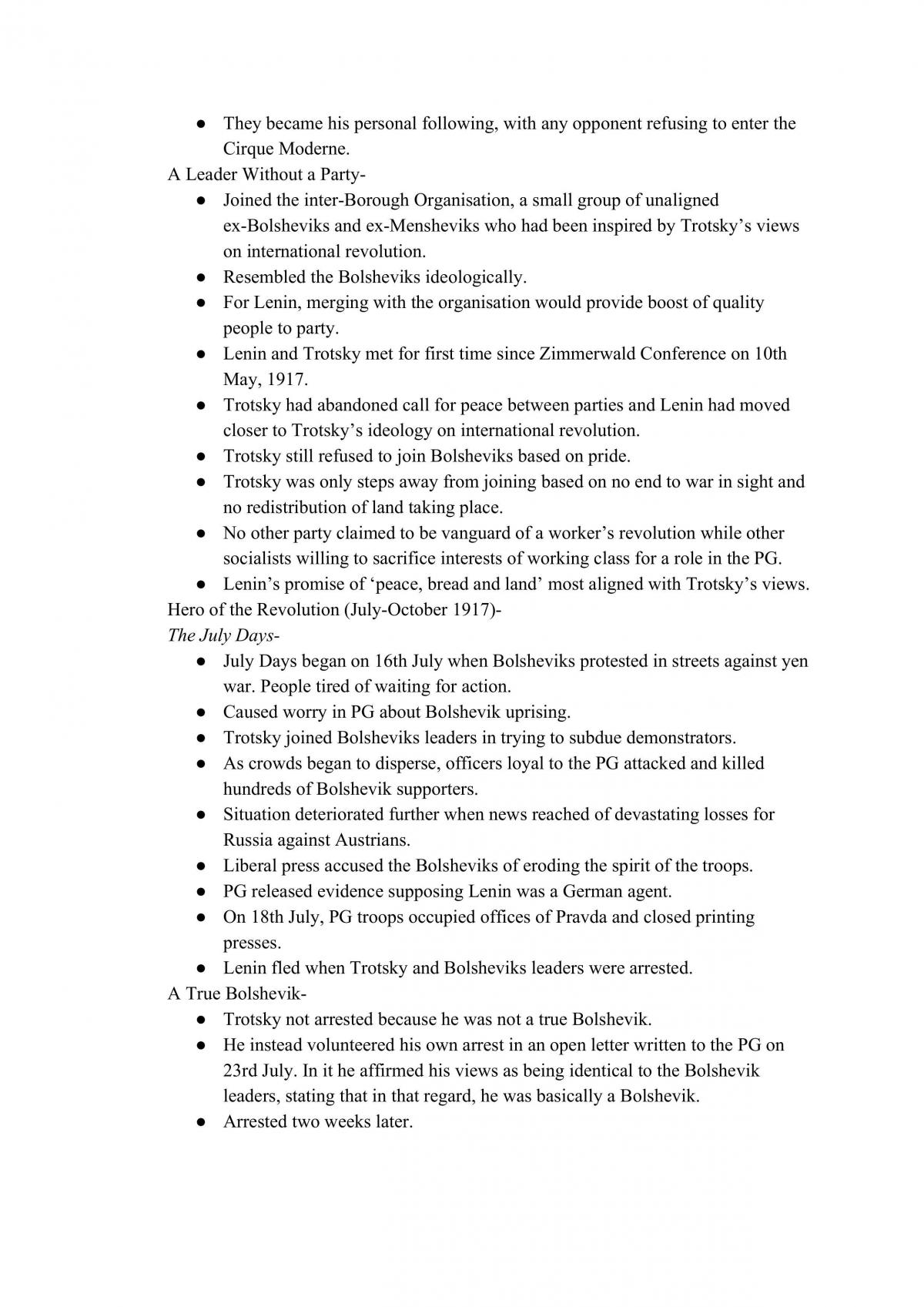 Leon Trotsky Complete Syllabus Notes - Page 13