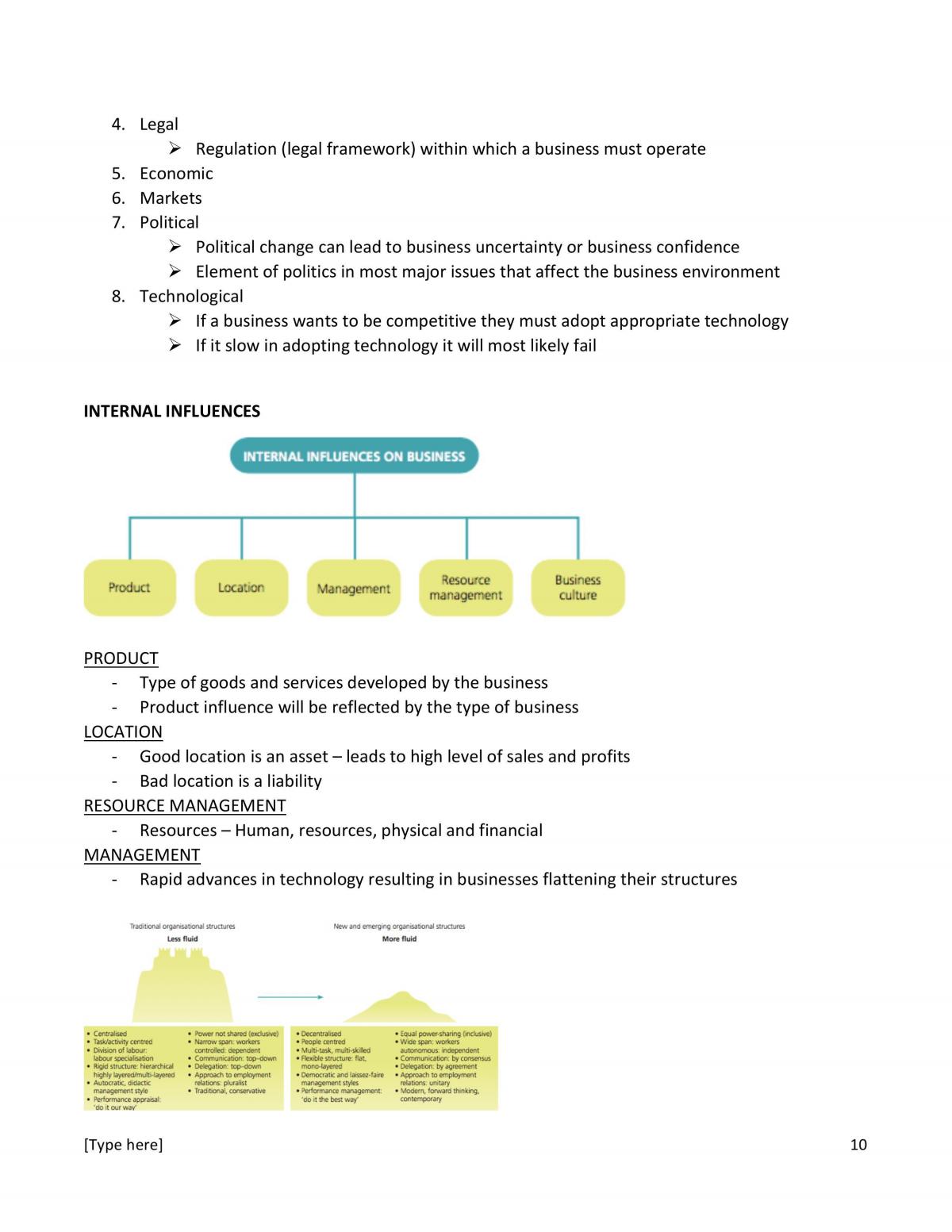 Business Studies Preliminary Notes  - Page 10