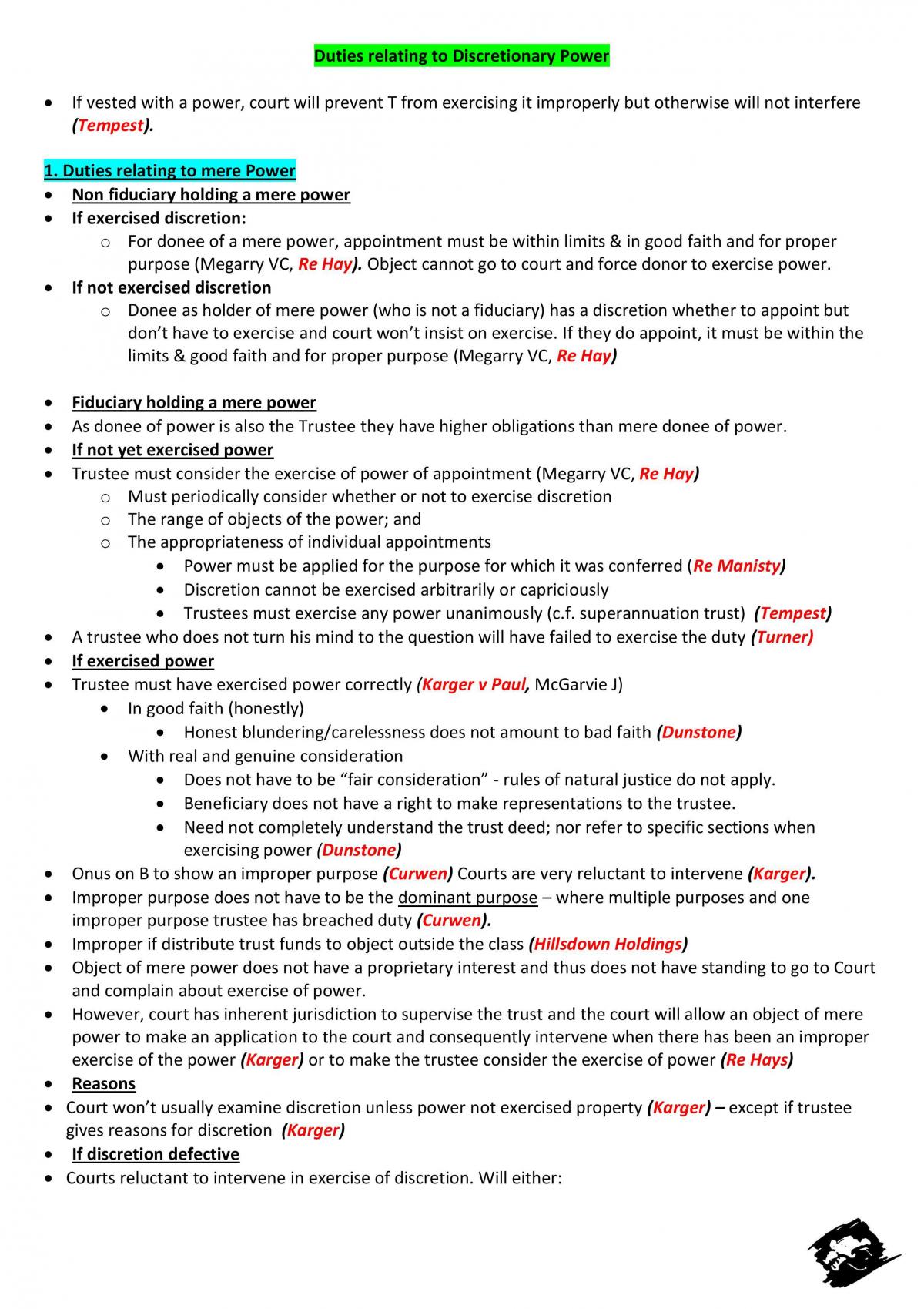 Trusts Sketch Note - Page 20