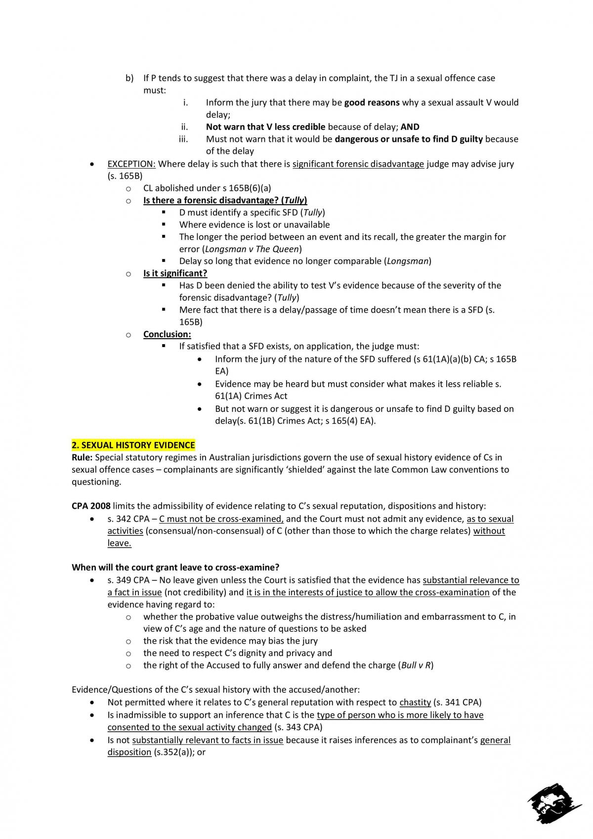 Evidence Sketch Notes - Page 17