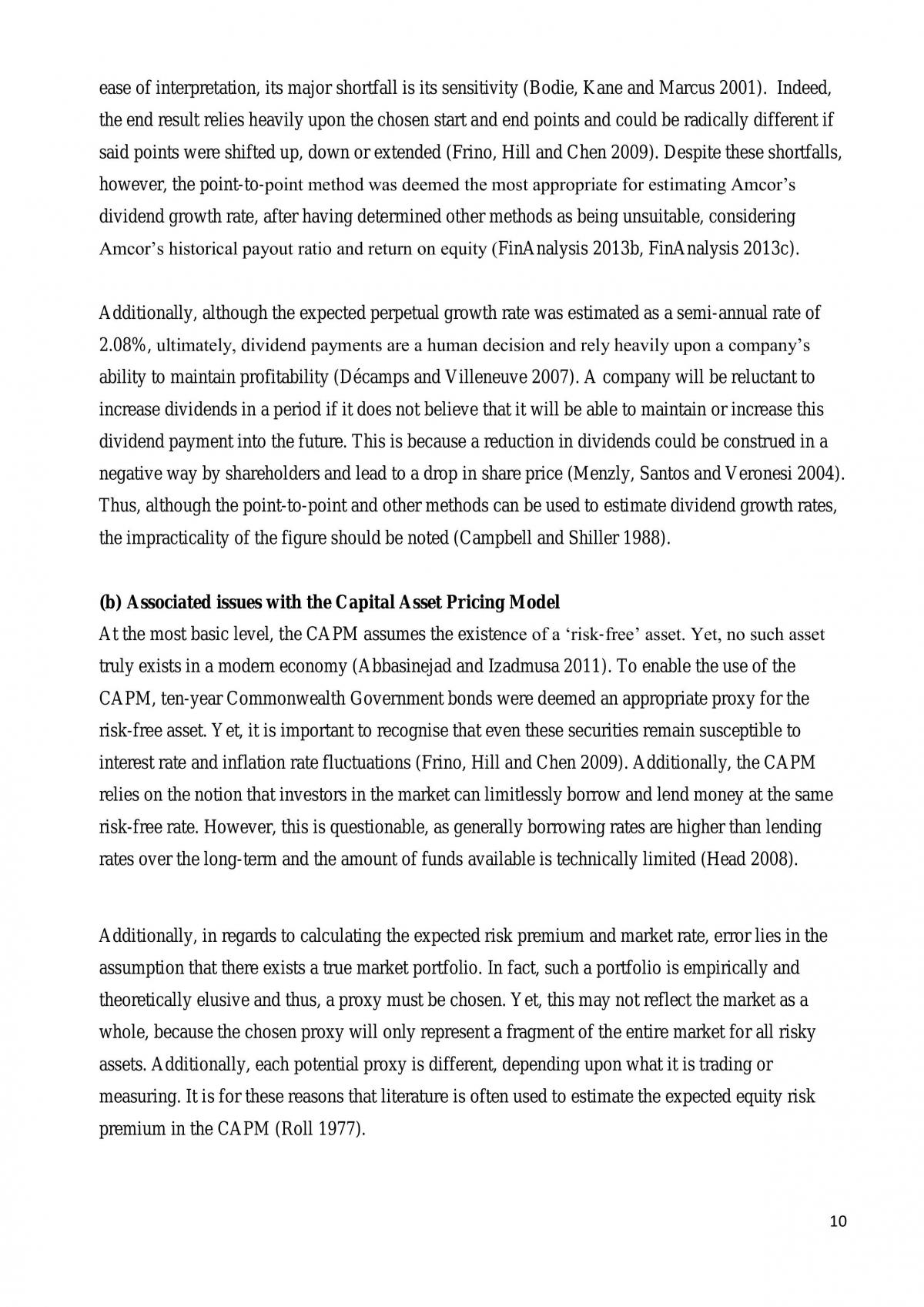 Corporate Finance 1 (FINC2011) Major Assignment - Page 11