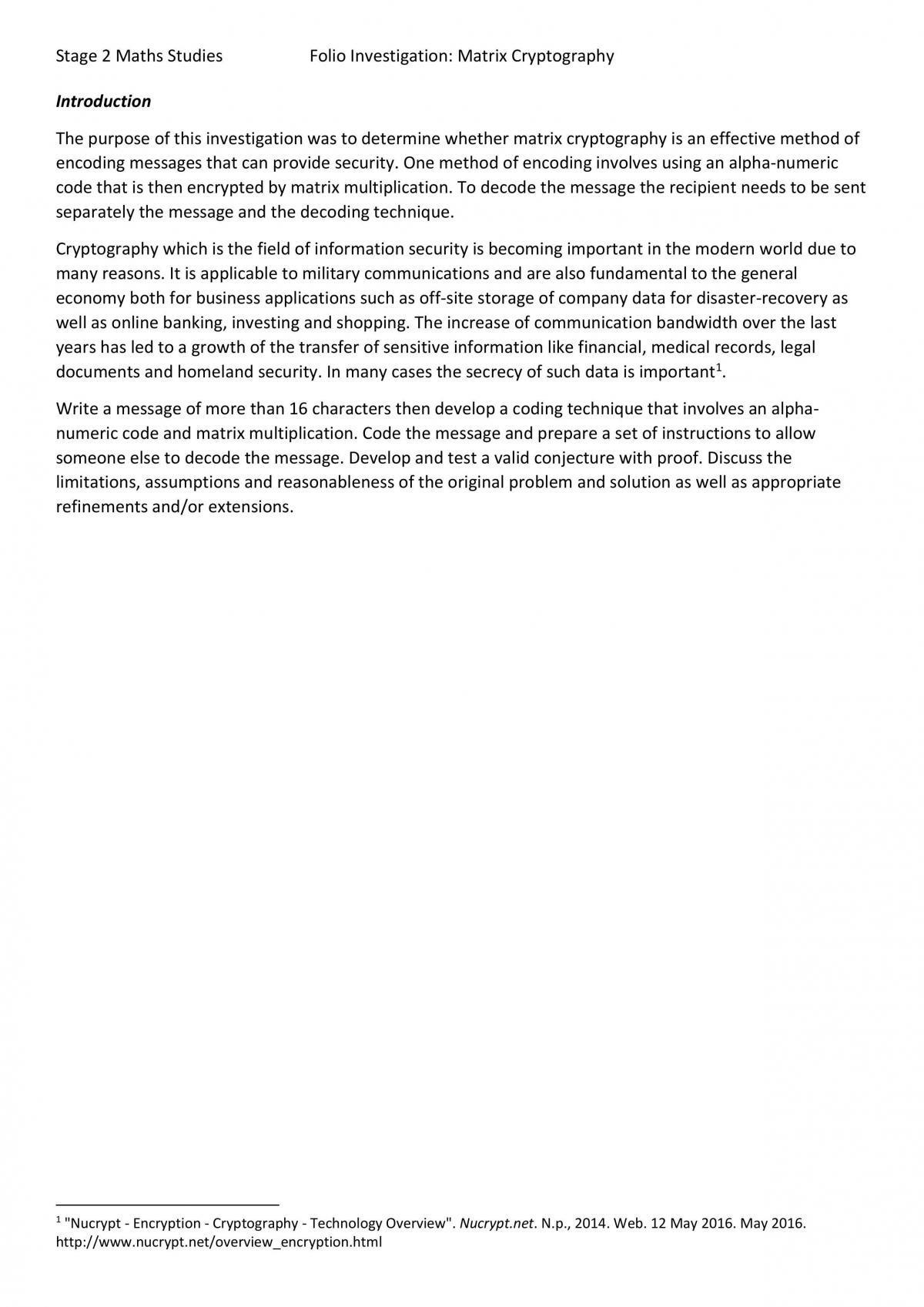 Folio Investigation: Matrix Cryptography - Page 2