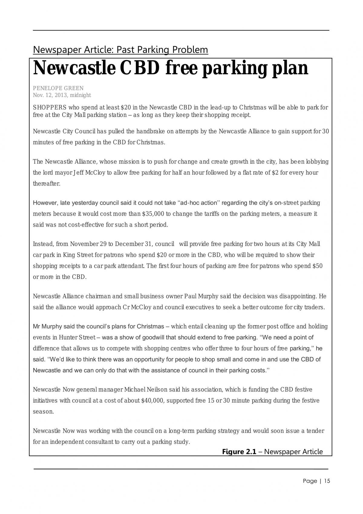 SGP Parking in Newcastle CBD - Page 15