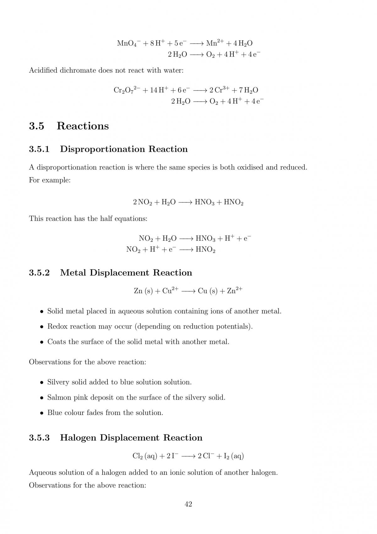 Comprehensive Chemistry Notes - Page 42