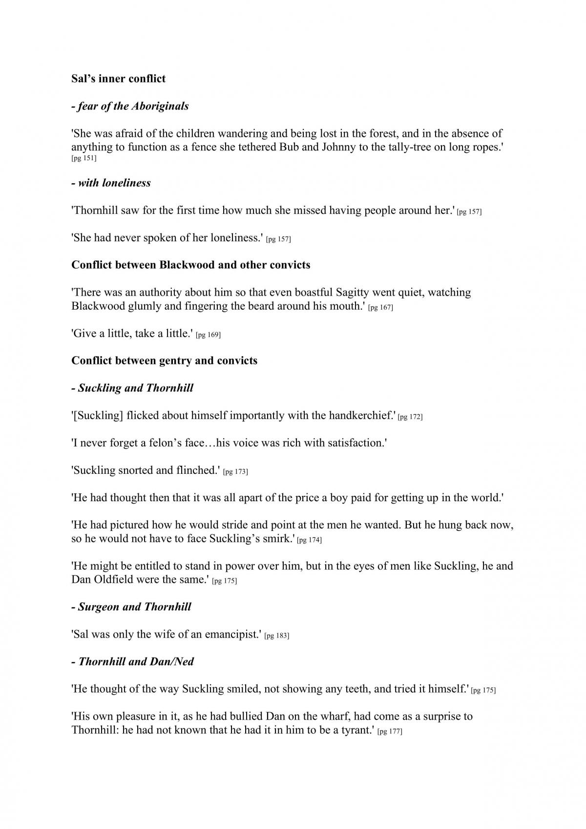 The Secret River Study Notes - Page 18