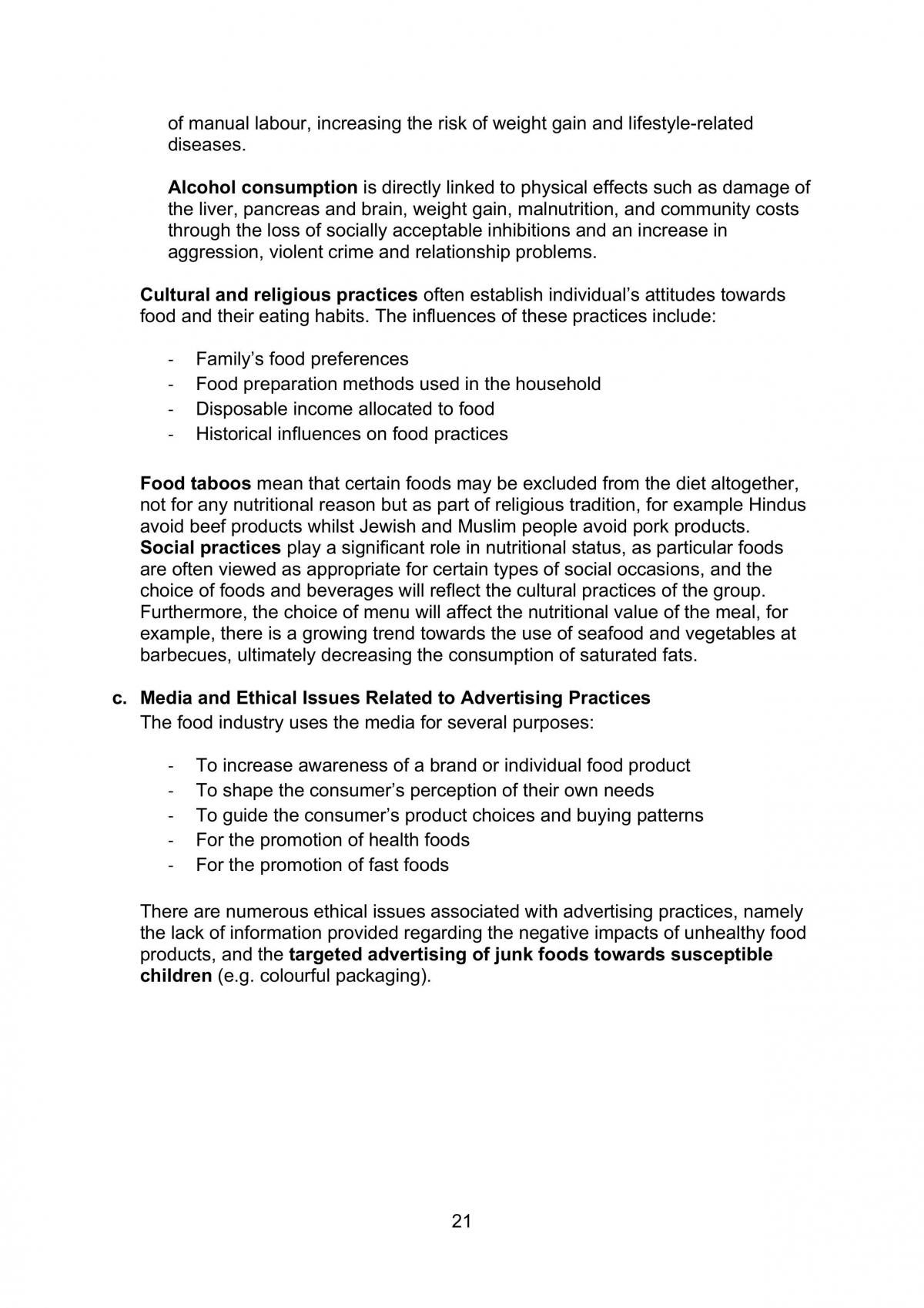Full Summary of Food Technology Subject - Page 21